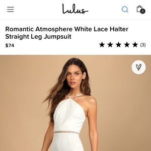 White Lace Lulu’s Jumpsuit